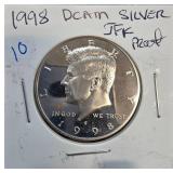 1998 DCAM Silver JFK Proof Half Dollar