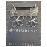 Primrose Sterling Silver Floral Earrings