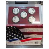 2010 United States Mint Silver Proof Quarter Set