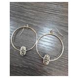 Kendra Scott Hoop Earrings with Decorative Accents