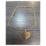 Danbury Mint Heart Pendant Necklace