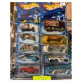 Twelve Hot Wheels Die-Cast Vehicles