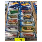 12 Hot Wheels Die-Cast Cars