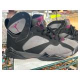 Air Jordan 7 Retro Sneakers in Gray, Black, and Mu