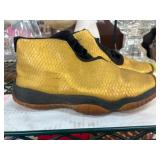 Gold and Black Athletic Sneakers