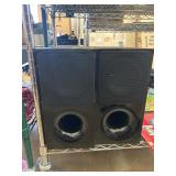 Sony Dual Speaker Set with Subwoofer Ports