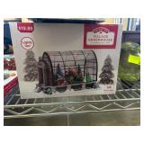 Illuminated Holiday Village Greenhouse Decor