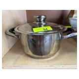 Nutri-Stahl Stainless Steel Cooking Pot with Lid