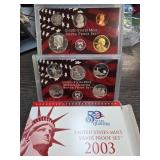 2003 US Mint Silver Proof Coin Set
