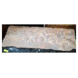 Carved Stone Relief of Horsemen Scene