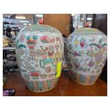 Hand-Painted Porcelain Ginger Jars