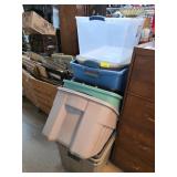 Plastic Storage Bins and Totes