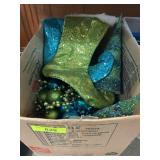 Green and Blue Christmas Decorations