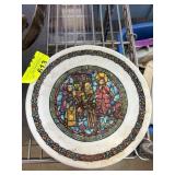 Henri dArceau-Limoges Noel Porcelain Plate