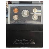 1996 United States Mint Silver Proof Set