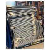 Folding Chairs on Carts