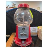 Red Vintage-Style Gumball Machine