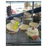 Franciscan and English Floral Tableware Collection