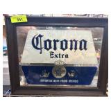 Framed Corona Extra Beer Sign