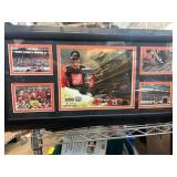 Framed Tony Stewart Autographed NASCAR Collage