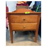 Wooden Two-Drawer Console Table