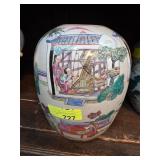 Hand-Painted Chinese Ceramic Jar