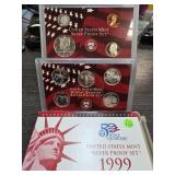 1999 United States Mint Silver Proof Set