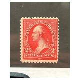 US 2-Cent Rare Rose Carmine Postage Stamp