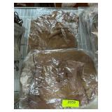 Two Brown Fabric Tote Bags