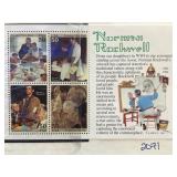 1994 Norman Rockwell Stamp Sheet