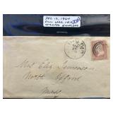 Civil War Era 1864 Stamped Envelope