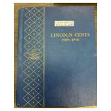 Lincoln Cents Collection Album 1909-1940