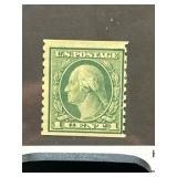 1916 U.S. 1-Cent Mint Green Postage Stamp