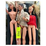 Mattel Dolls Including Barbie and Ken