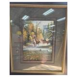 Jack Terry Signed Print With Frame