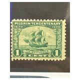 1920 Pilgrim Tercentenary 1 Cent Stamp