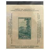 US #797 1937 Special Souvenir Sheet