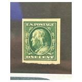 1910 U.S. 1-Cent Franklin Postage Stamp