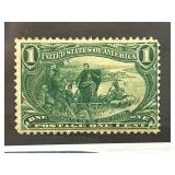 1898 US 1-Cent Trans-Mississippi Stamp