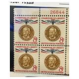 1961 Gandhi US #1175 Mint NH Plate Block