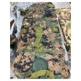 Camouflage Hydration Backpack With Green Accents