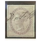 1857 Great Britain One Penny Revenue Stamp