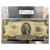 1953 US $2 Red Seal Note