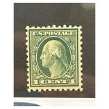 1921 US #543 1-Cent Washington Postage Stamp