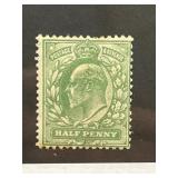 1904 Edward VII Half Penny Stamp
