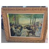 Original Oil Painting After Manet