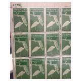 Sheet of 3 Cent Everglades National Park Stamps