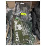 Camouflage Bag and Camping Shower Set