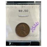 1923-S Lincoln Wheat Cent in Holder