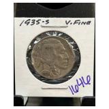 1935-S Buffalo Nickel in Very Fine Condition